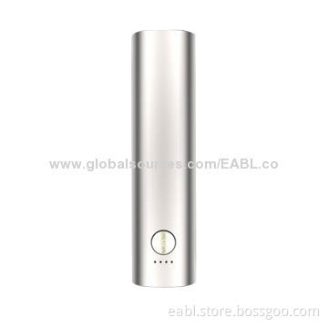 Lipstick-shaped Mobile Phone Power Bank with 2,600mAh Capacity, Aluminum Housing